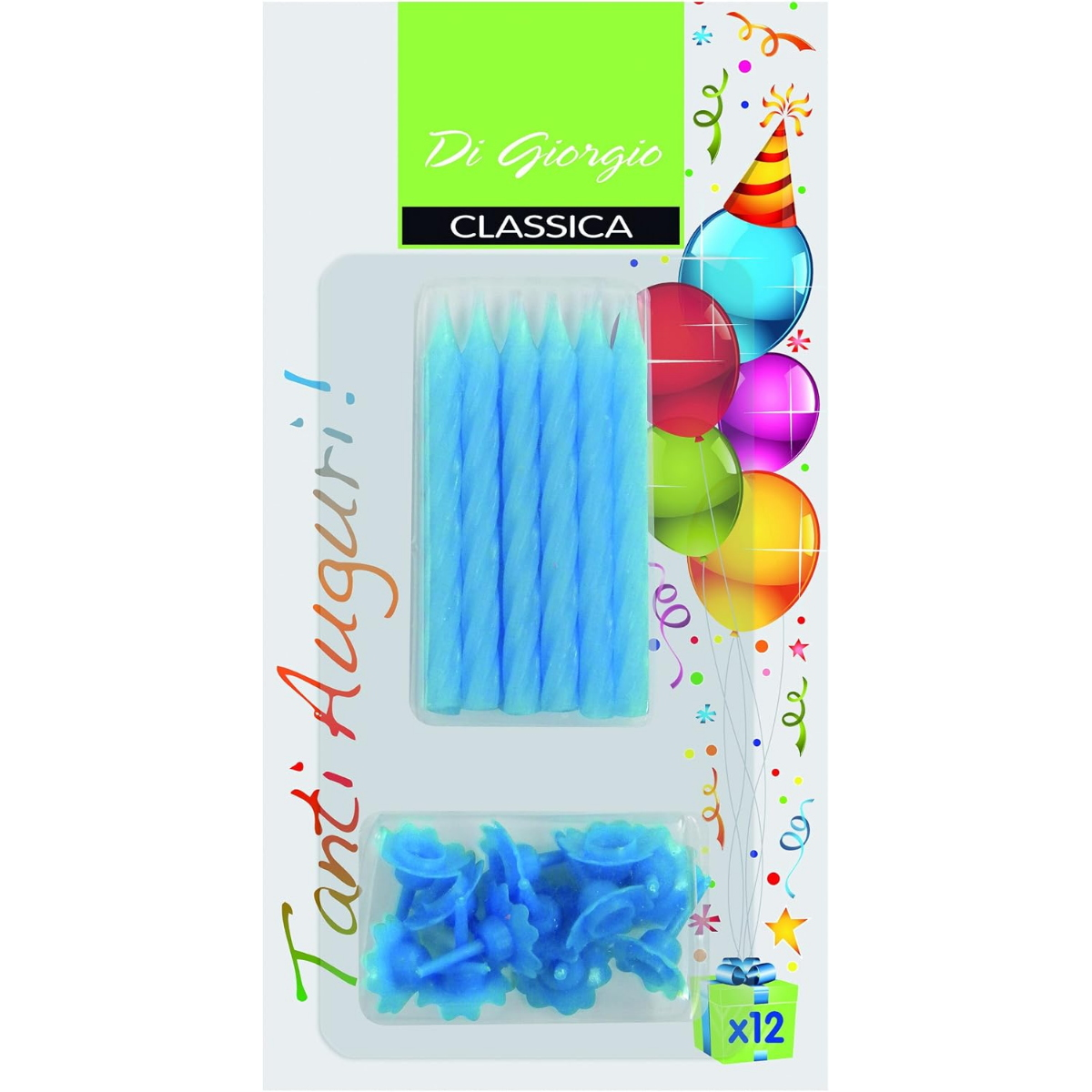 SET 12 CANDELINE COMPLEANNO DI GIORGIO CELESTE