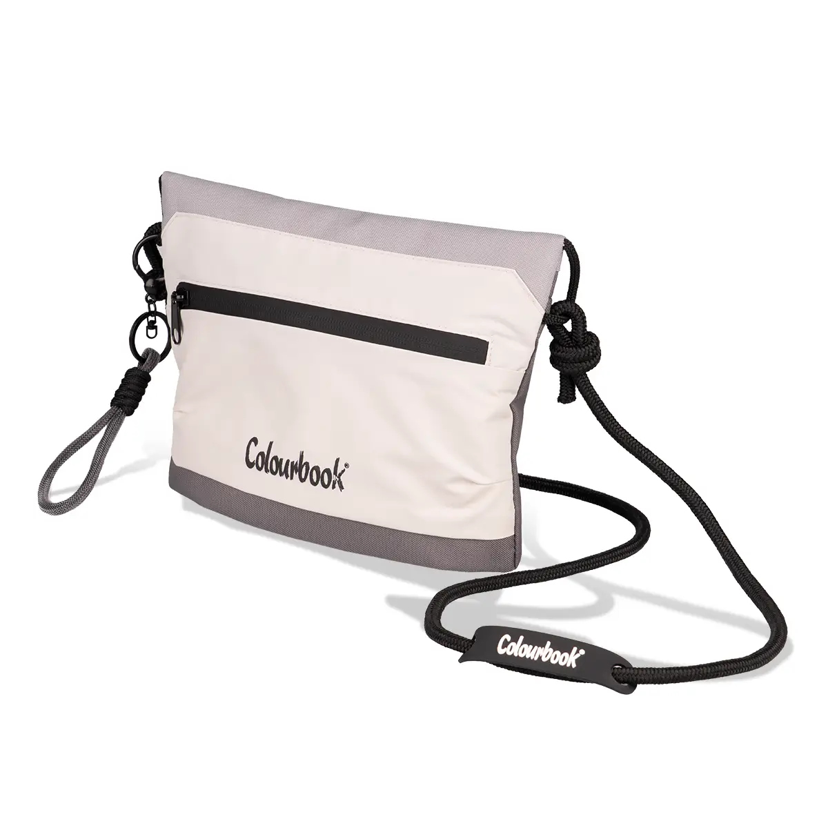 BORSA TREK CON TRACOLLA REGOLABILE GRIGIO CHIARO